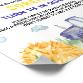 Tractor Boerderij Verjaardag Tijd Capsule Teken Poster (Hoek)