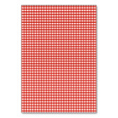 Tractor Boerderij Verjaardagsbord Red Gingham Kaart (Achterkant)