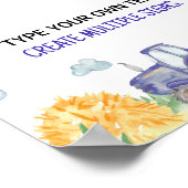 Tractor Boerderij Verjaardagsfeesttafelteken Poster (Hoek)