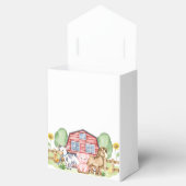 Tractor Boerderijdieren 1e verjaardag Bedankdoosjes (Geopend)