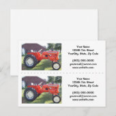 Tractor Bookmarker / Visitekaartjes Briefkaart (Voorkant / Achterkant)