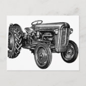  tractor briefkaart (Voorkant)