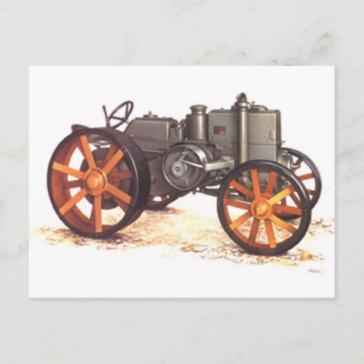  tractor briefkaart (Voorkant)
