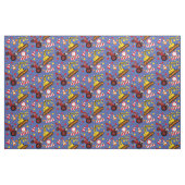 Tractor bulldozer costruction polka dot boy kinder stof (Fat Quarter)