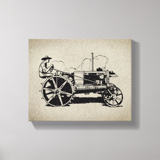  tractor canvas afdruk (Voorkant)