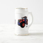Tractor cartoon illustratie bierpul (Voorkant rechts)