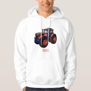 Tractor cartoon illustratie hoodie