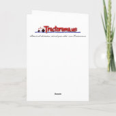 Tractor Christmas Kaart: rust voor alle oude tract Feestdagen Kaart (Achterkant)