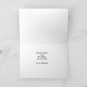 Tractor Christmas Kaart: Vreedzaam Feestdagen Kaart (Binnen)