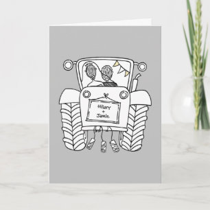 Tractor Country Trouwkaart Kaart