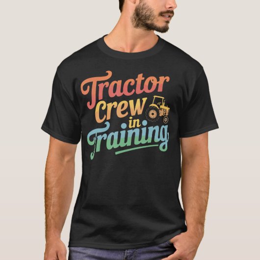 Tractor Crew Farmer Agriculture Farming Farm T-shirt (Voorkant)