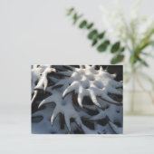 Tractor Cultivator Wheel Christmas Postcard Feestdagenkaart (Staand voorkant)