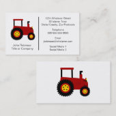 Tractor Design Farmer Visitekaartje (Voorkant / Achterkant)
