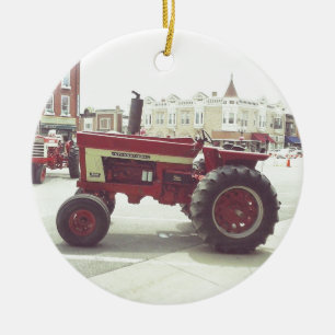 Tractor Downtown Keramisch Ornament
