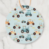 Tractor driver boerderij boy baby shower Favoriete Bedankjes Labels (Achterkant)