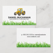 Tractor en gras visitekaartje (Voorkant / Achterkant)