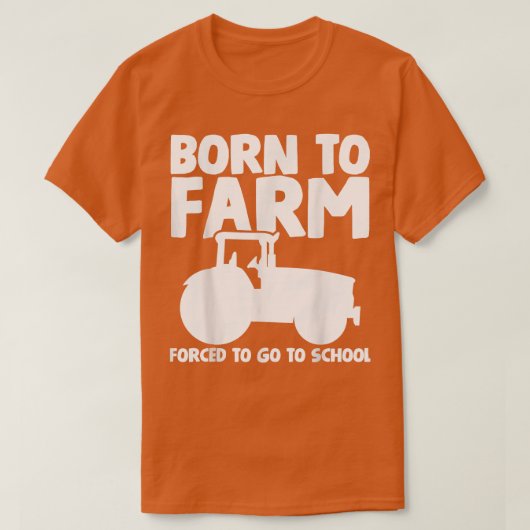 Tractor Farm Farmer Farming T-shirt (Design voorkant)