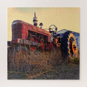 Tractor Farmer Jigzaag Puzzle Legpuzzel