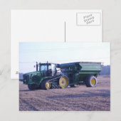 Tractor Farming Grain Buggy Harvest Post Card Briefkaart (Voorkant / Achterkant)