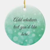 Tractor Farming Midwest FotoKerstmis Keramisch Ornament (Achterkant)