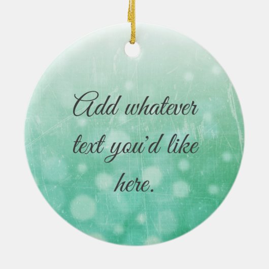 Tractor Farming Midwest FotoKerstmis Keramisch Ornament (Achterkant)