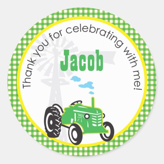 Tractor | Favoriete Sticker (Voorkant)