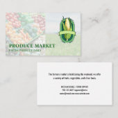 Tractor | Fresh Corn Produce Visitekaartje (Voorkant / Achterkant)