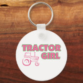 Tractor Girl Sleutelhanger (Voorkant)