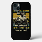 Tractor Grandma Boerderij geeft echte Grandmas Dri Case-Mate iPhone Case (Achterkant)