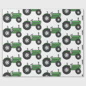 Tractor Green  Cadeaupapier (Vlak)