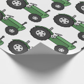 Tractor Green  Cadeaupapier (Hoek)