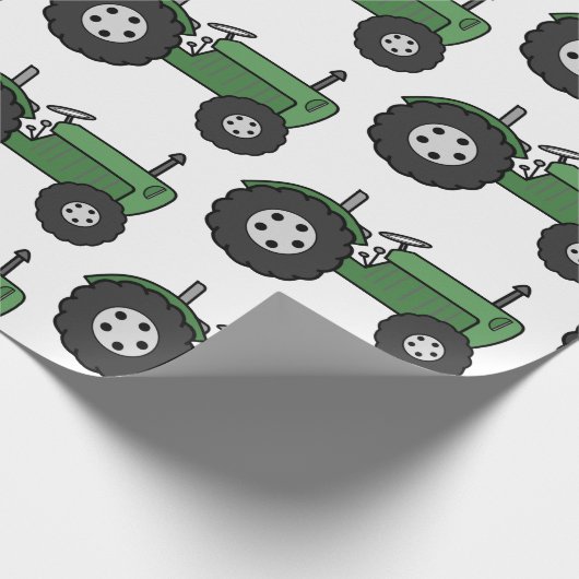Tractor Green  Cadeaupapier (Hoek)
