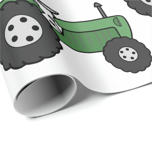Tractor Green  Cadeaupapier (Rol Hoek)