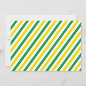 Tractor groen en geel jongen verjaardag foto kaart (Achterkant)