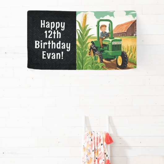 Tractor Happy Birthday Farming Equipment Kind Spandoek (Insitu)