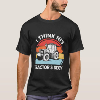 Tractor- Ik denk dat zijn tractor's boer is T-shirt