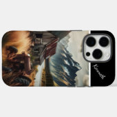 Tractor in de bergen Case-Mate iPhone case (Achterkant (horizontaal))
