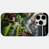 Tractor in de Bergvallei Case-Mate iPhone Case (Achterkant (horizontaal))