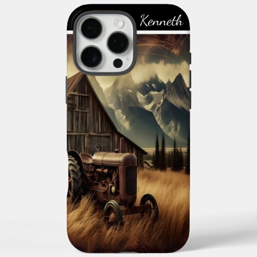 Tractor in het bergveld Case-Mate iPhone case (Achterkant)