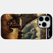 Tractor in het bergveld Case-Mate iPhone case (Achterkant (horizontaal))