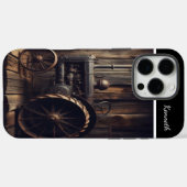 Tractor in Rustieke Schuur Case-Mate iPhone Case (Achterkant (horizontaal))