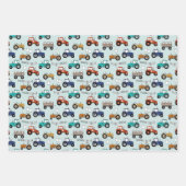 Tractor Inpakpapier, Boerderij Cadeauverpakking Inpakpapier Vel (Voorkant 2)