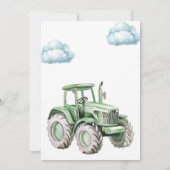 Tractor Kind Verjaardag Kaart (Achterkant)