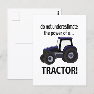 Tractor Kracht Tractor Briefkaart