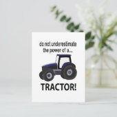 Tractor Kracht Tractor Briefkaart (Staand voorkant)