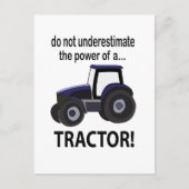 Tractor Kracht Tractor Briefkaart (Voorkant)
