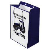Tractor Kracht Tractor Medium Cadeauzakje (Achterkant Gekanteld)