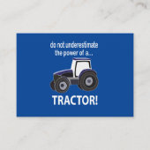 Tractor Kracht Tractor Visitekaartje (Voorkant)