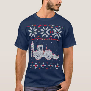Tractor Lover Ugly Christmas Sweater, Farmer Farmi T-shirt
