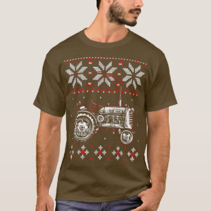 Tractor Lover Ugly Christmas Sweater, Farmer Farmi T-shirt